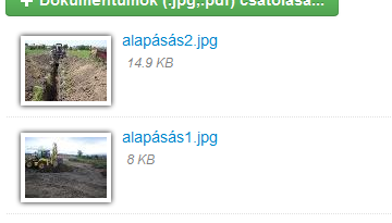 Feltöltött dokumentumok